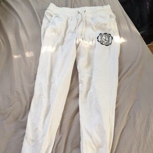 White sweatpants